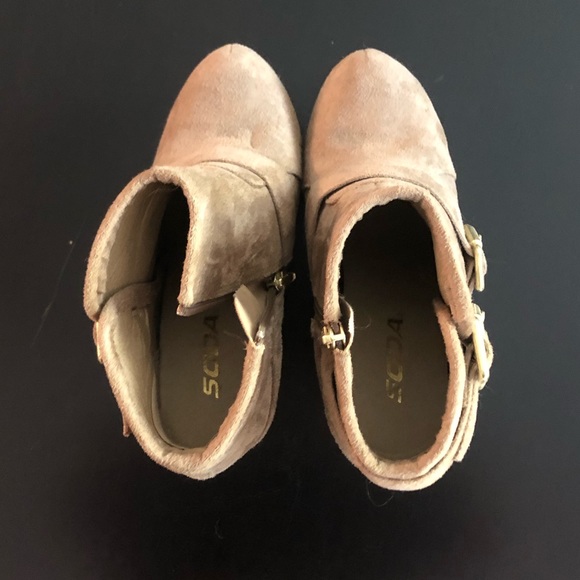 WEDGE BOOTIES SODA 6 1/2 TAN - Picture 5 of 5